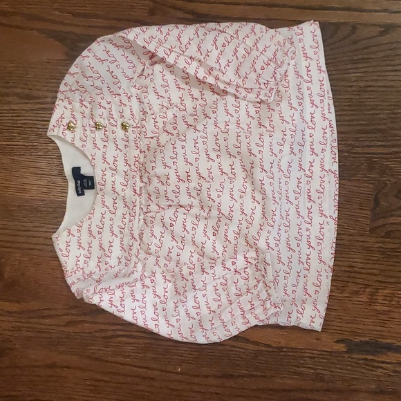 Love you print top - Picture 1 of 6